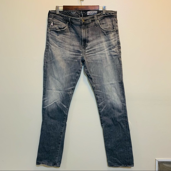 Ag Adriano Goldschmied Other - AG Adriano Goldschmied The Everett slim straight gray denim jeans size mens 36